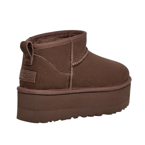 UGG Women's Classic Ultra Mini Platform 'Chocolate' 1135092-BCDR Size 11 NIB - Picture 5 of 6